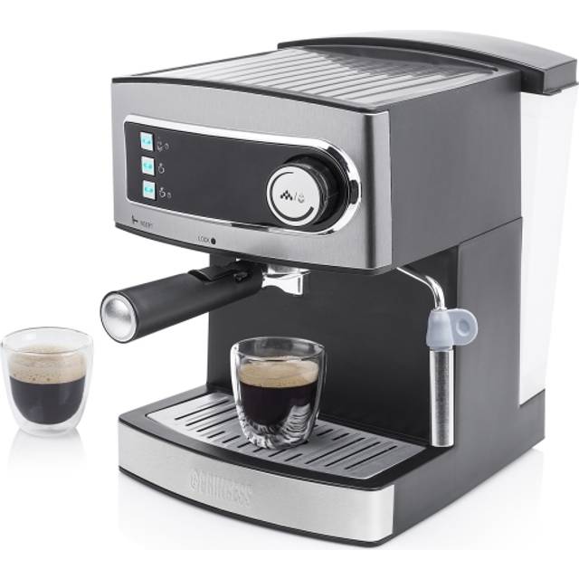 Princess Espressomaskin med mjölkskumning Rostfri 20Bar