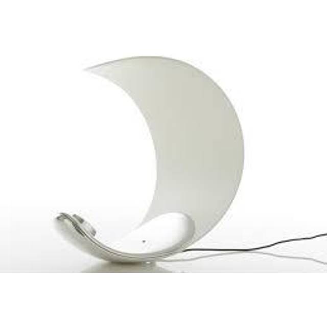 LucePlan - Curl LED Table Lamp - weiß/silber/LxBxH 21x23x26cm/3000K/241lm - silver (26.0 x 23.0 x 21.0cm)