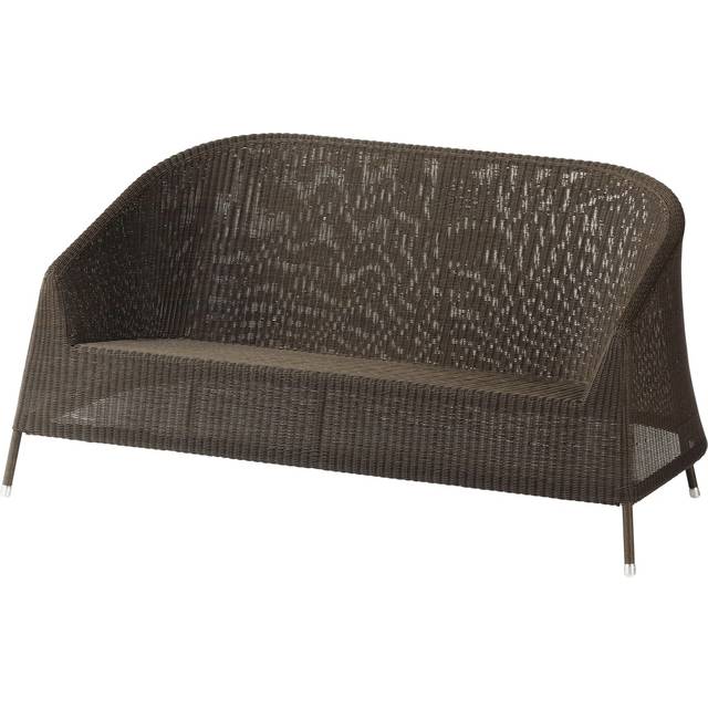 Cane-line Kingston lounge sofa 2-seater Mocha
