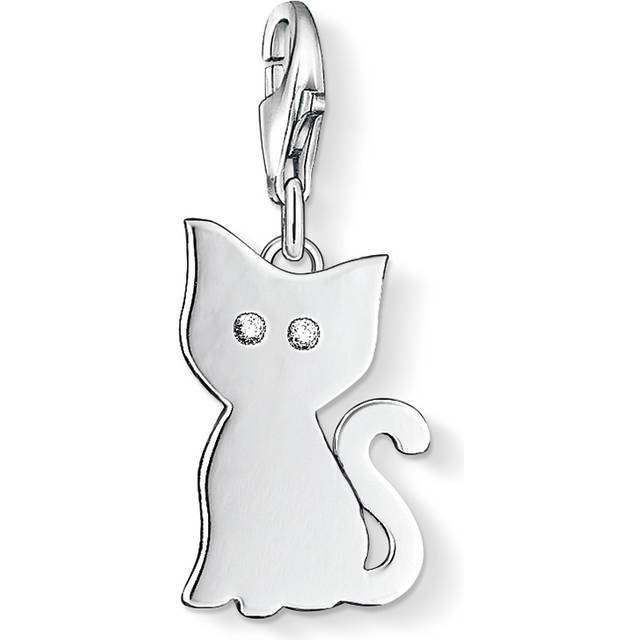 Thomas Sabo Dam berlock katt berlock klubb 925 sterlingsilver 1014-051-14, Sterlingsilver, Kubisk zirkonia