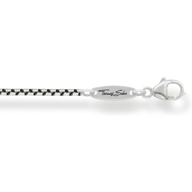 Thomas Sabo Venezia chain blackened Thickness 2.00 mm (0.08 Inch)  KE1108-001-12-L45 - silver-coloured - 45 cm