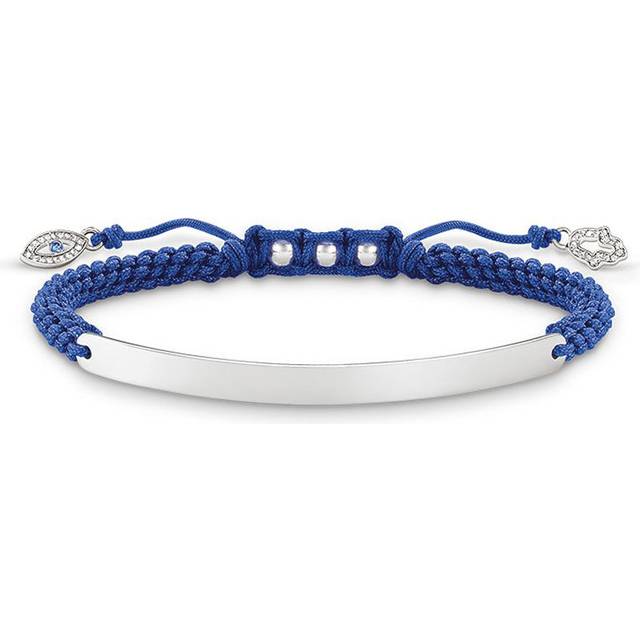 Ladies' Bracelet Thomas Sabo LBA0066-897-1 16 - 19 cm Silver Blue 21 cm