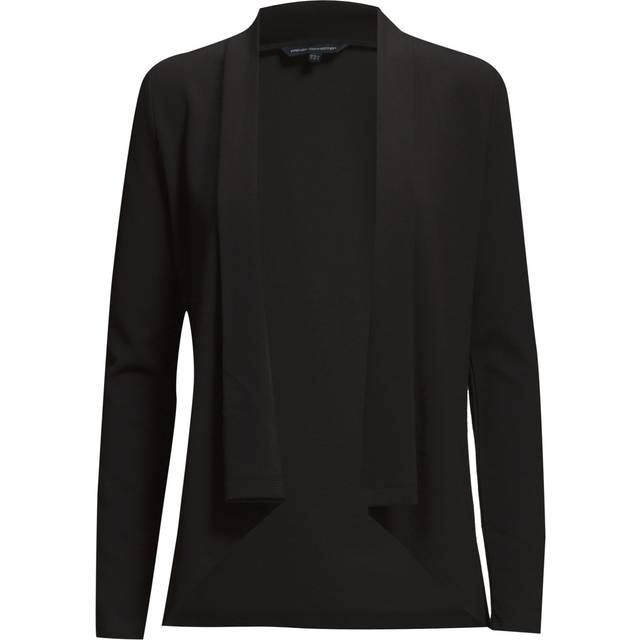 FRENCH CONNECTION Josie Jersey Drape Front Jckt |Svart |XL