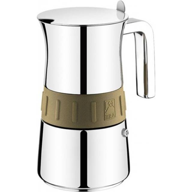 Kaffebryggare, rostfritt stål, 300 ml, "Elegance", Röd – BRA