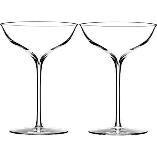 Waterford Crystal Elegance Champagne Coupe Glasses, 230ml, Set of 2, Clear