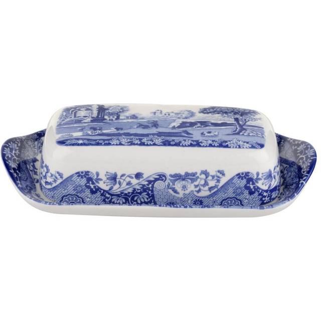 Blue Italian Butter Dish (*)