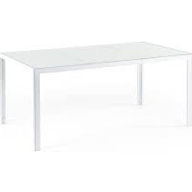 Beliani Garden Dining Table 160 x 90 cm Black CATANIA, Black