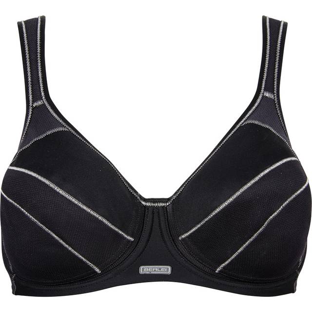 Full Support Sports Bra - Black - 42E