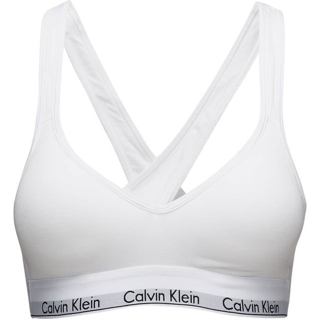 Calvin Klein Women's Modern Cotton Bralette - White - XL