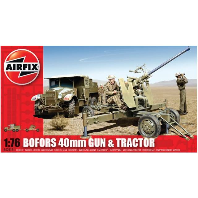 AIRFIX A02314V Bofors 40mm Gun & Tractor - Classics 1:76 Military Model Kit
