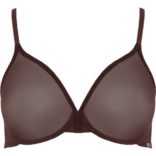 Gossard Glossies Sheer Bra - Rich Brown - 32B