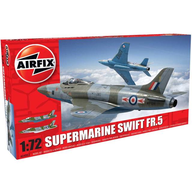 Airfix 1/72 Scale Supermarine Swift FR.5 Model Kit - Multicoloured