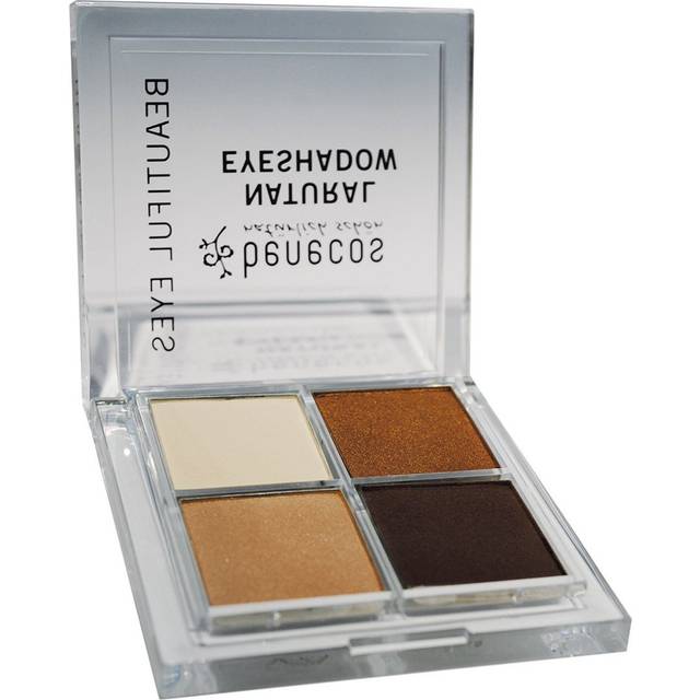 benecos – naturkosmetik – Quattro Eyeshadow palett – vegansk – kaffe och kräm