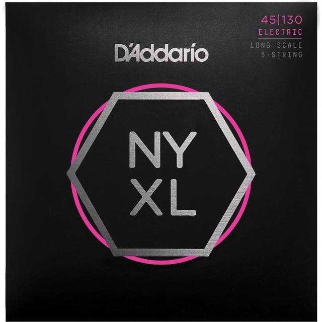 D'Addario D'Addario NYXL 45 to 103 Regular Light Long Scale Bass Guitars 5-String with NY Steel Core