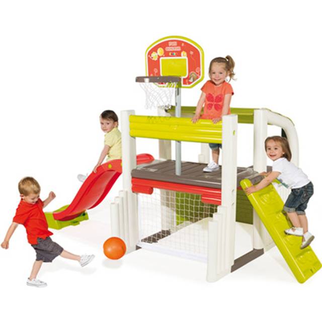 Smoby Fun Centre Playhouse With Slide