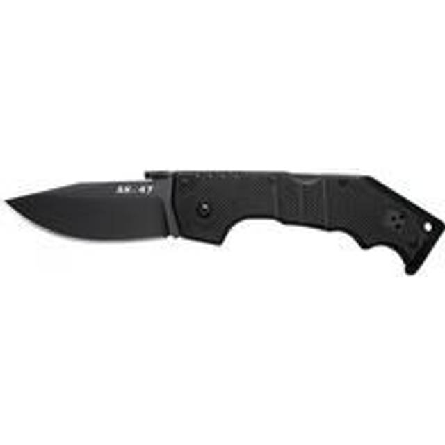 Cold Steel 3.5-Inch Blade Length DLC Coated S35VN Alloy Steel Blade G-10 Handle Folding Knife in Black
