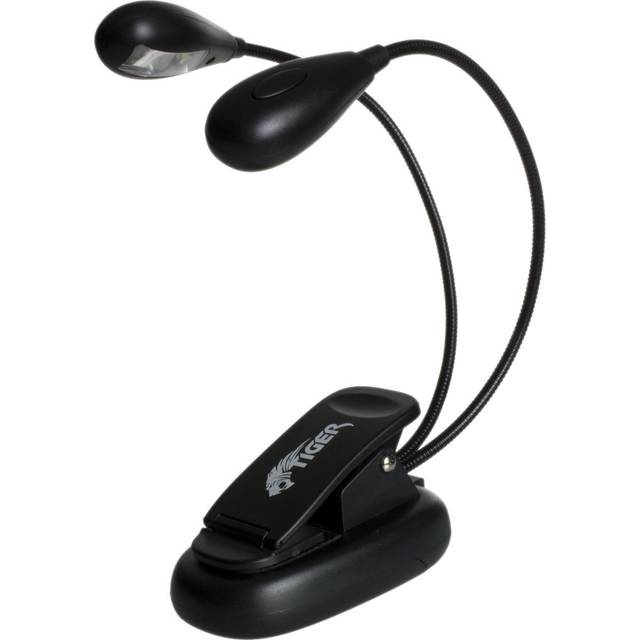 Tiger Music Stand Light with Dual Head & 4x Quality LED Lights