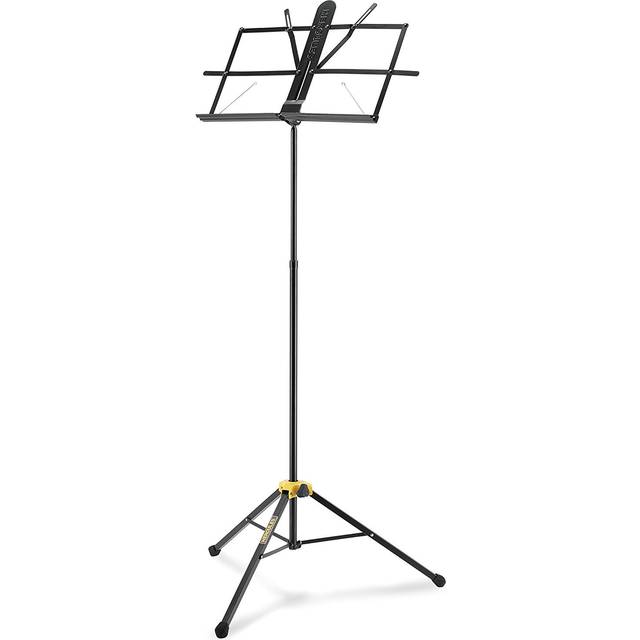 Hercules BS100B musikstativ med EZ skrivbord, glid- och vinkelroller