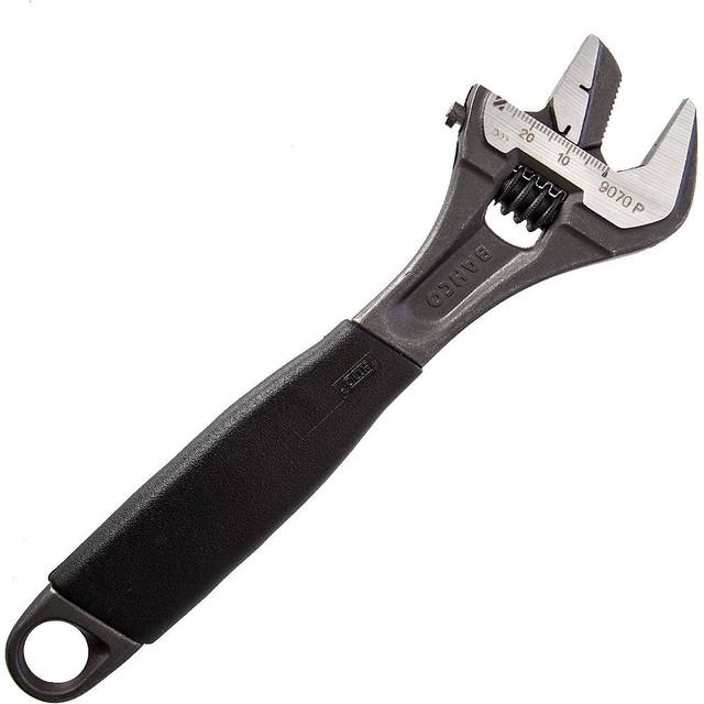 Bahco Adjustable Spanner, Steel, 6in./158mm Length, 21mm Jaw Capacity