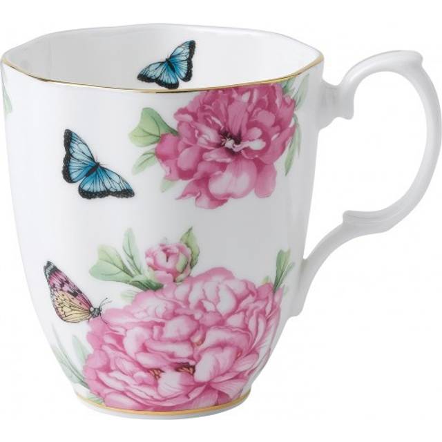 Royal Albert, Miranda Kerr Friendship - Fine Bone China Mug, Vintage Green - Green;Pink (300ml)