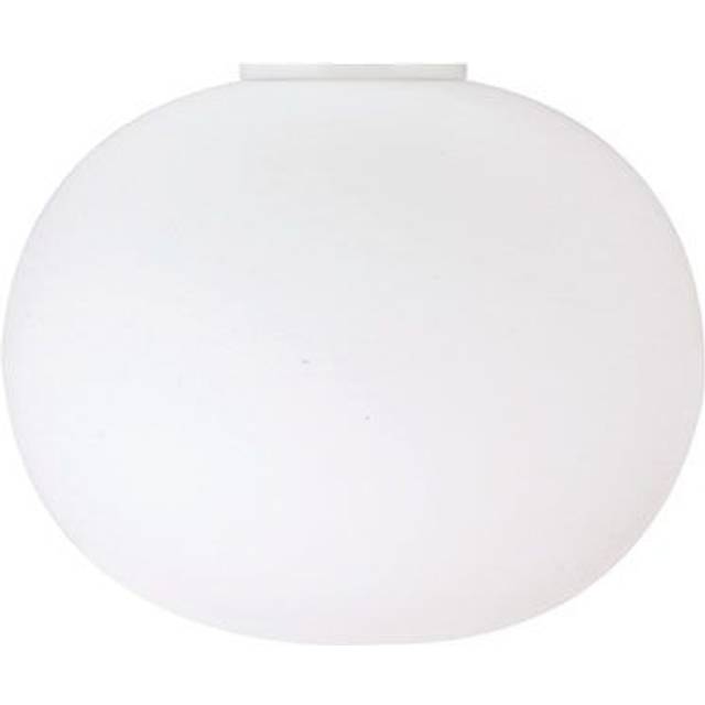 Flos - Glo Ball C1 Ceiling Lamp - weiß/Schirm handgeblasenes Opalglas/H 27cm/Ø 33cm - white