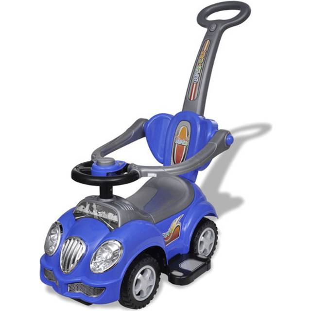 Lesath Red Children&#039;s Ride-on Car with Push Bar