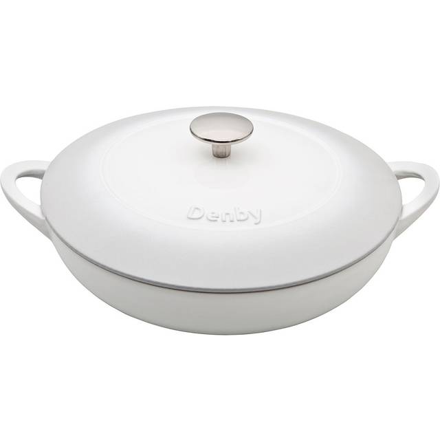 Denby Natural Canvas Cast Iron 30cm Shallow Casserole
