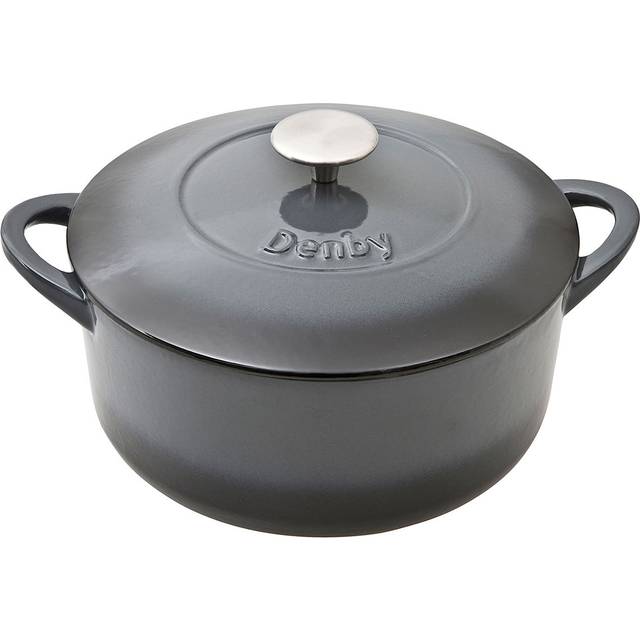 Denby Halo Cast Iron 24cm Round Casserole