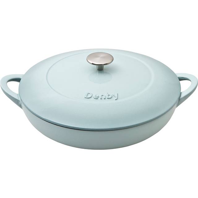 Denby Cast Iron Pavilion 30cm Shallow Casserole