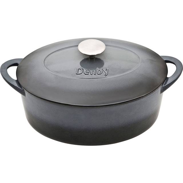 Denby Halo Cast Iron 28cm Oval Casserole