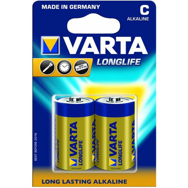 Varta Longlife C Batteries - 2-pack