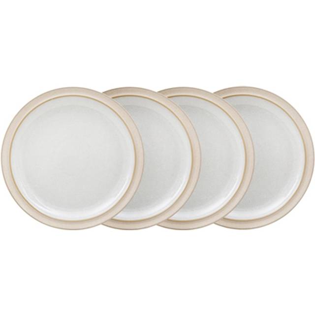 Denby Elements Light Grey Speckle Dinner Plates &Ndash; Set Of 4