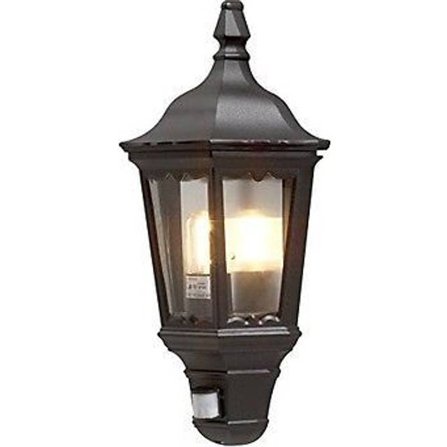 Firenze 1 Light Outdoor Wall Lantern - Black (49.5cm H)
