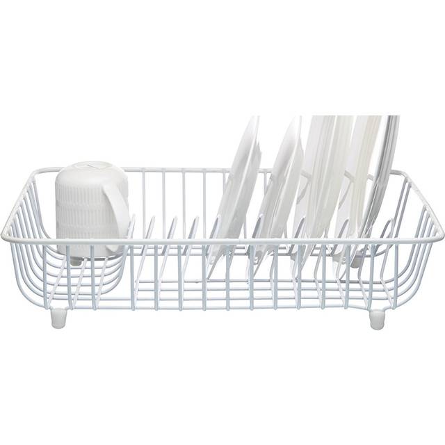 KitchenCraft Disktorkställ, rostfri, BPA-fri plastbelagd metall, 45 x 36 cm, vit