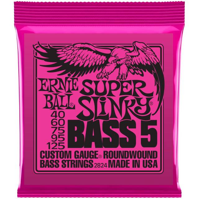 Ernie Ball Super Slinky 2824 Nickel Bass 5 String 40-125