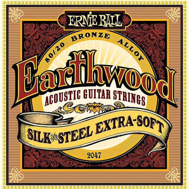 Ernie Ball Earthwood 2047 Silk & Steel Extra Soft Set