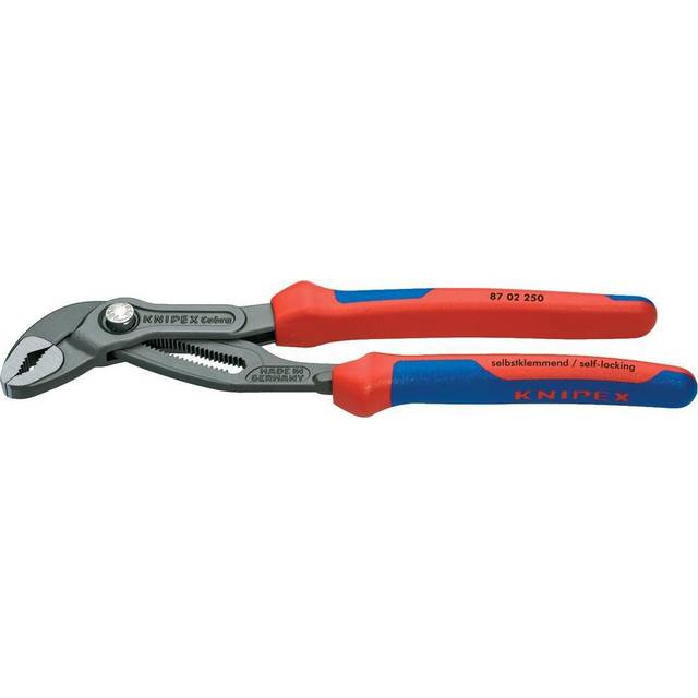 Knipex Cobra Hightech polygriptång grå, försedd med korrosionsskydd, Med flerkomponentsöverdrag 300 mm 87 02 300