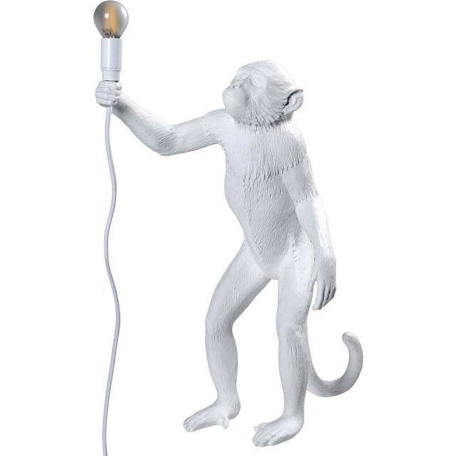 Seletti Monkey Lamp Standing Vit - Barnlampor Harts Vit - 14880