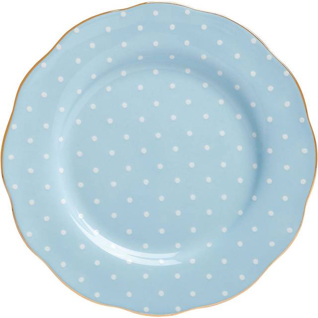 Royal Albert Blue and White Polka Plate 20cm