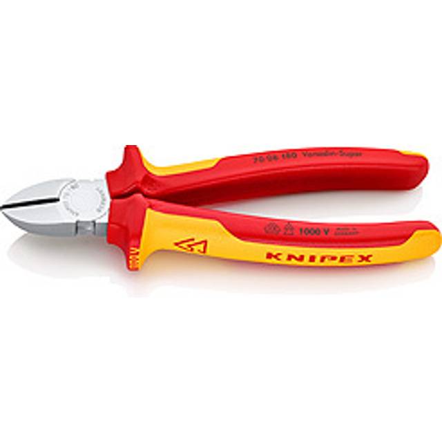 Knipex 180mm Side Cutters, Insulated Handle, 4mm Cutting Capacity