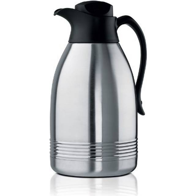 Prestige Vacuum Flask Jug Catering Hotel Dining Commercial Restaurant, 2 Litre, Stainless Steel / Black