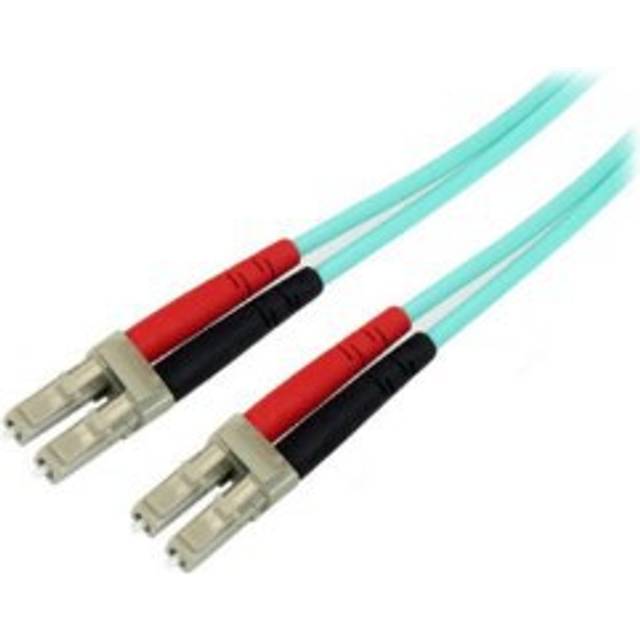 StarTech Fiber Optic Cable - 10 Gb Aqua - MM Duplex 50/125 - LSZH - L - StarTech.com