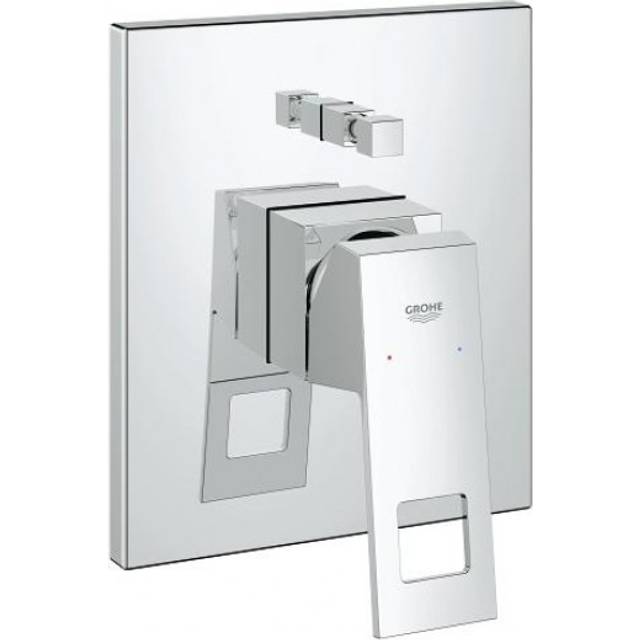 Grohe Euro cube Bath Shower Mixer Trim Set With  Single Lever - Chrome