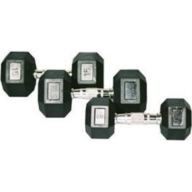 Hexhantel, gummi, JTC Power, 12,5 kg