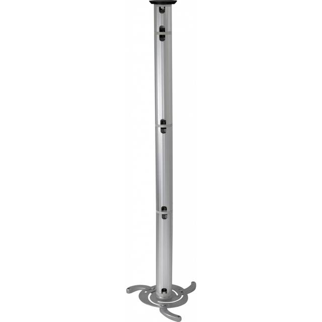 DELTACO takfäste för projektor, 80-980mm höjd, max 10kg (ARM-405L)