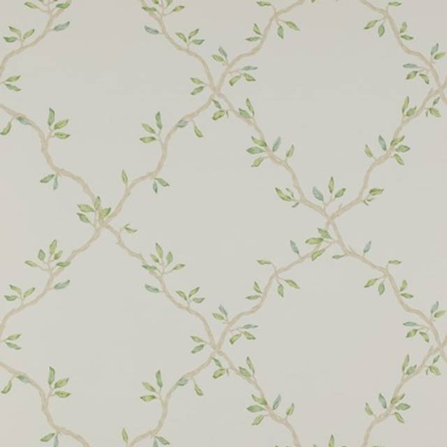 Leaf Trellis Ivory/Green