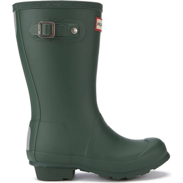(12 (Children's)) Hunter original kids girls kids wellies wellington boots green UK Size