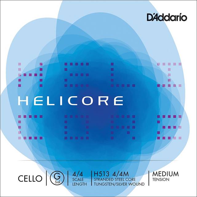 DAddario Helicore Cello G String 4/4 Size Medium