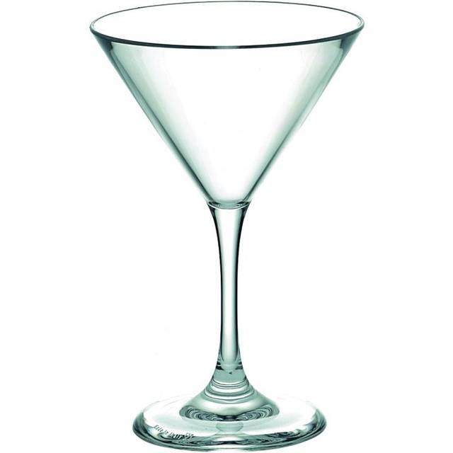 Guzzini cocktail glass happy hour series - san/acrylic martini glass - 160ml