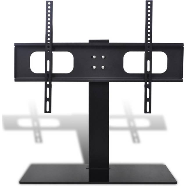 vidaXL Pedestal TV Stand for 37-55 Inch Screen Max VESA 600x400 mm 40kg - Black